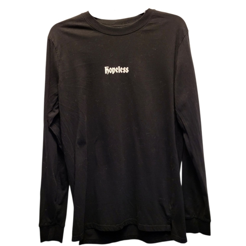 Rare Find! Hopeless Lingerie Women's Special Edition Black Long Sleeve Tee -Sz M